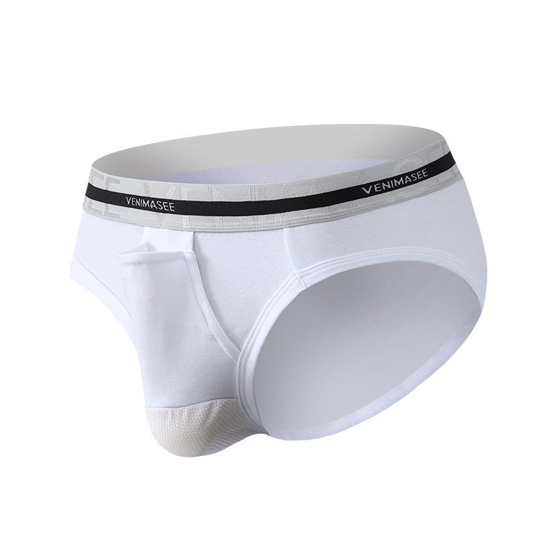 Men's Ball Supported Separated Cotton Briefs