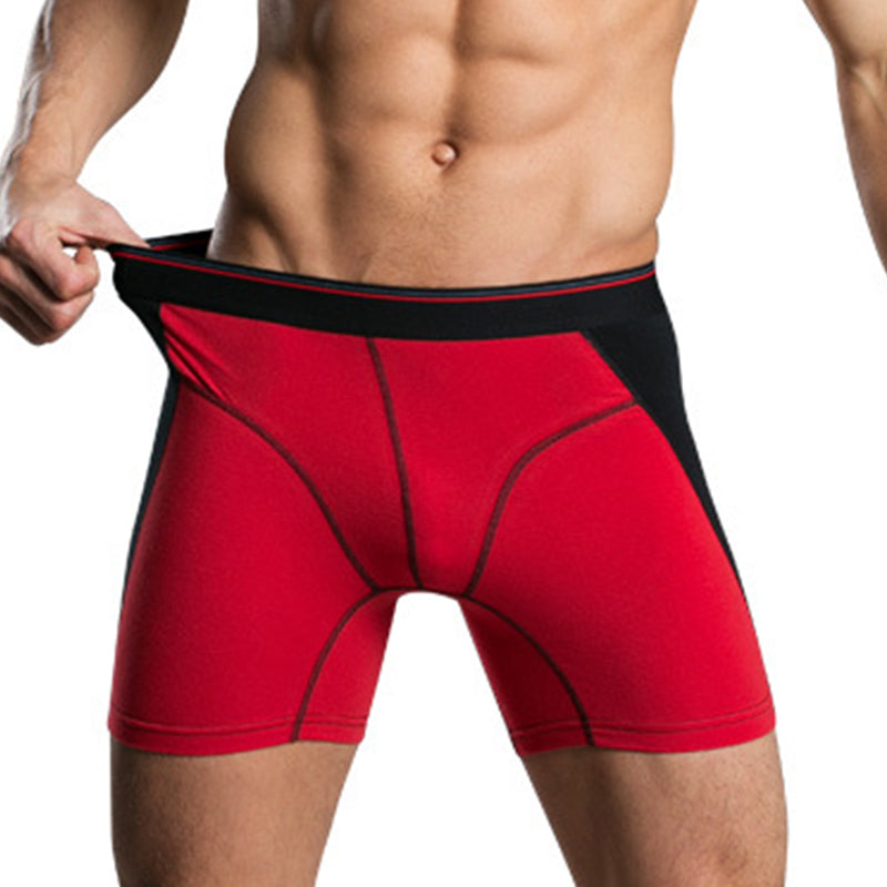 Men's Cotton Athletic Running Boxer Briefs