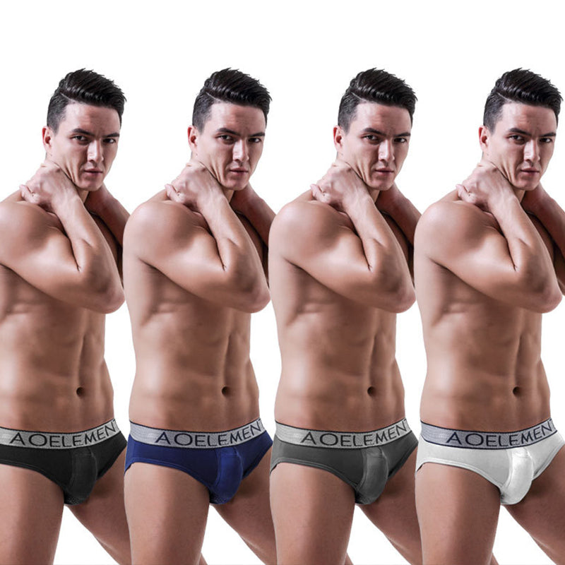 Men‘s Separated Pouch Ball Briefs Breathable