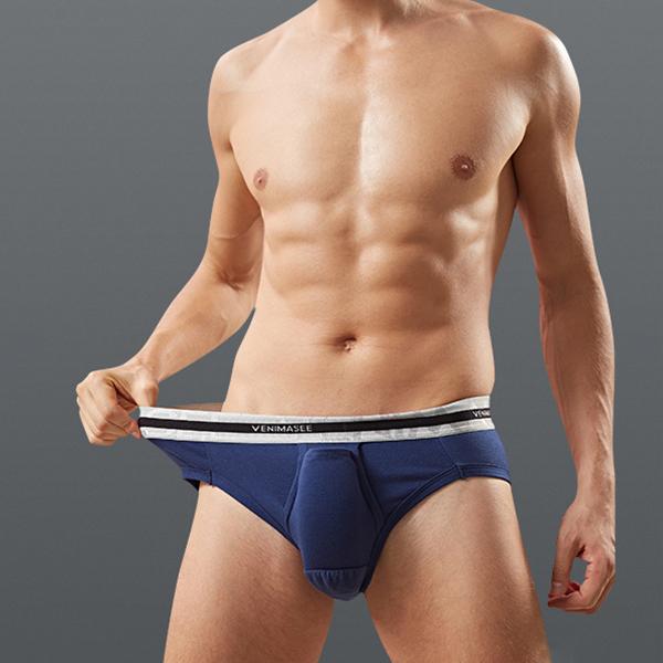 Men's Ball Supported Separated Cotton Briefs