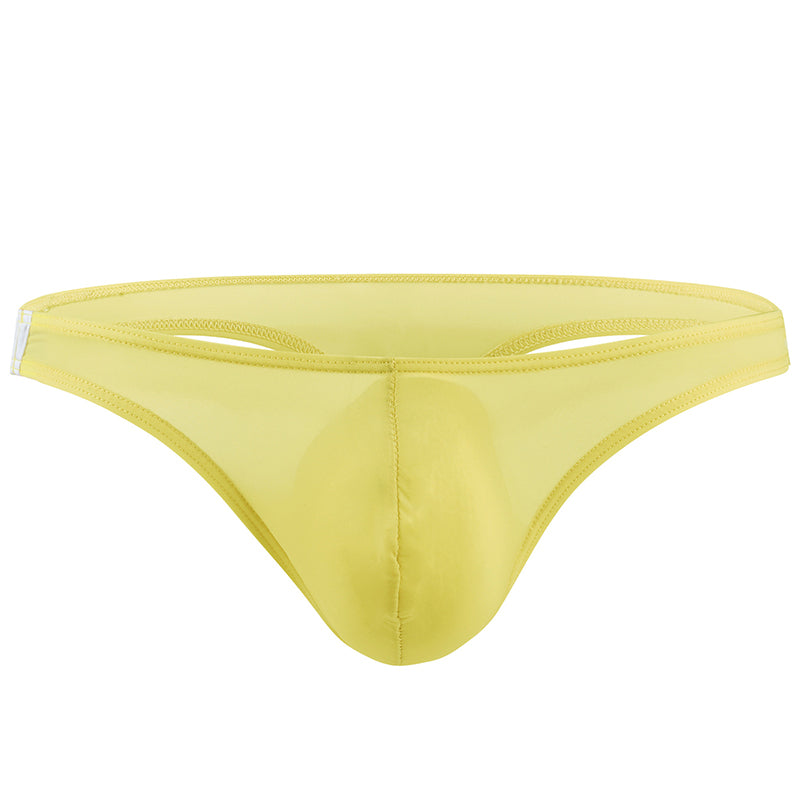 Men's U Convex Pouch Ice Silk Thongs