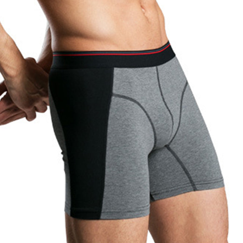 Men's Cotton Athletic Running Boxer Briefs