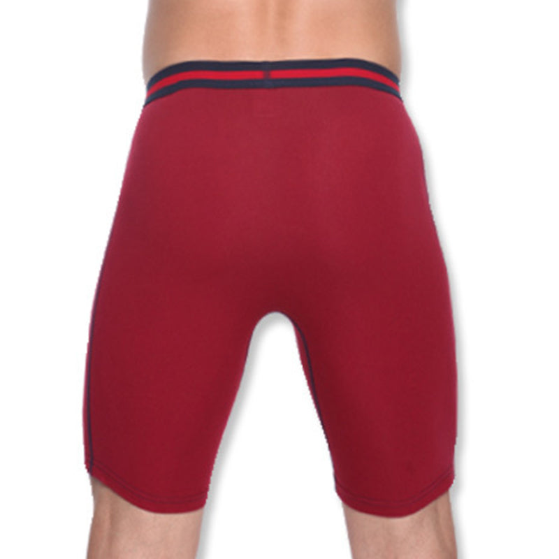 Men's Sports Boxer Brief Fly Front with Pouch