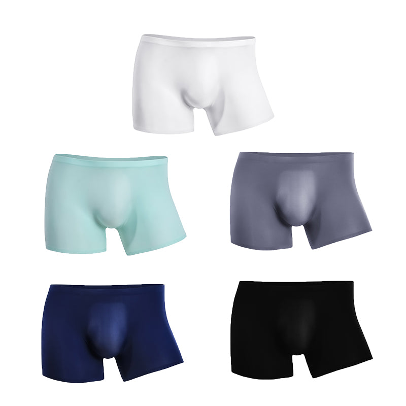 3 Pack Cool Trackless Thin Pouch Men's Boxer Briefs
