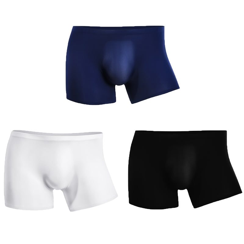 3 Pack Cool Trackless Thin Pouch Men's Boxer Briefs