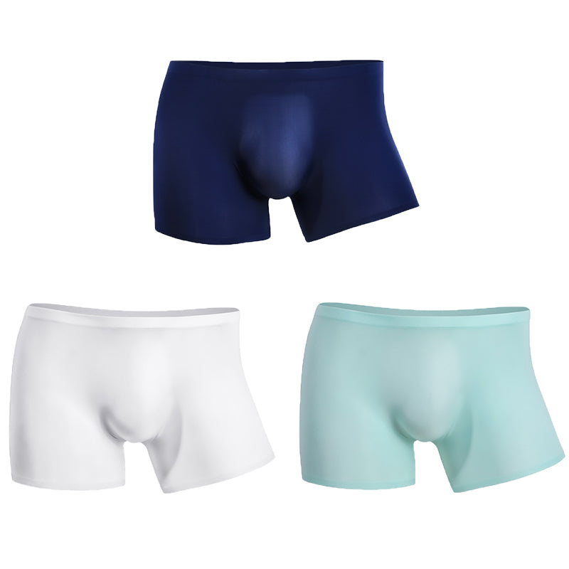 3 Pack Cool Trackless Thin Pouch Men's Boxer Briefs