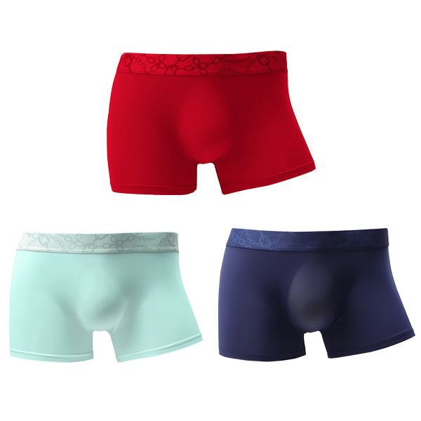 3 Pack Cooling Seamless Pouch Boxer Briefs