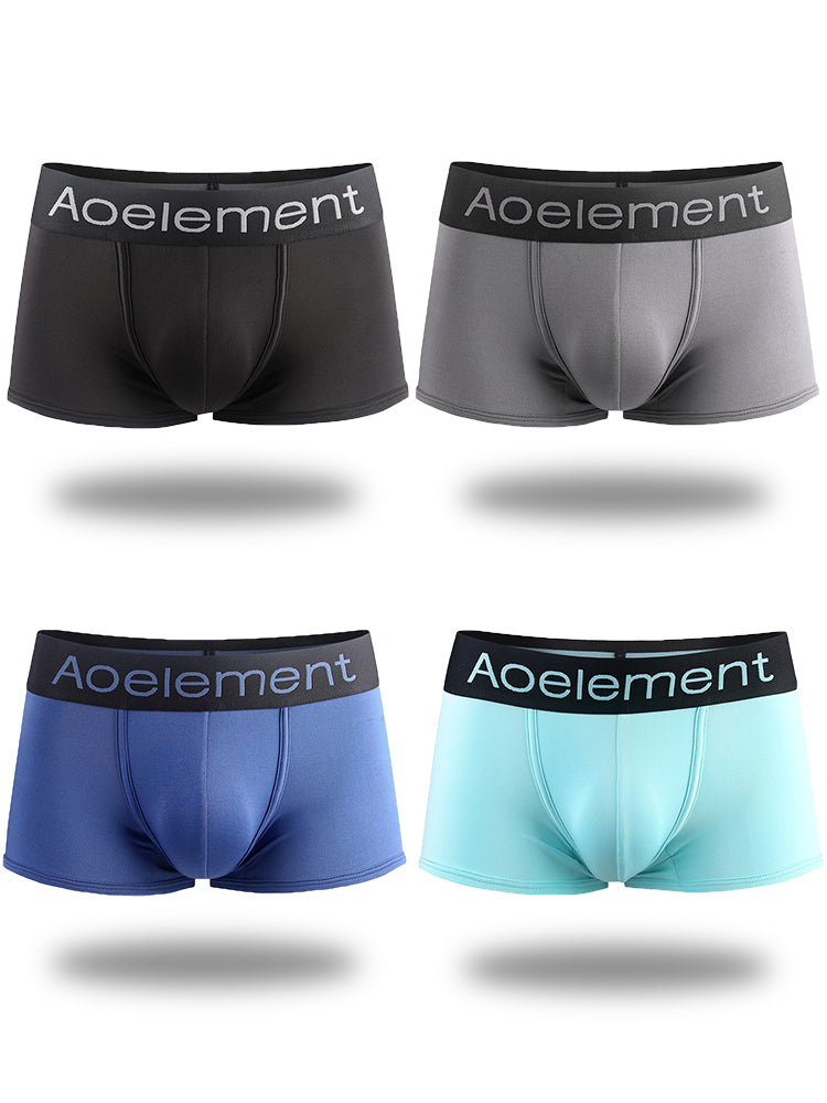 4 Pack Crotch Support Pouch Breathable Men's Underwear