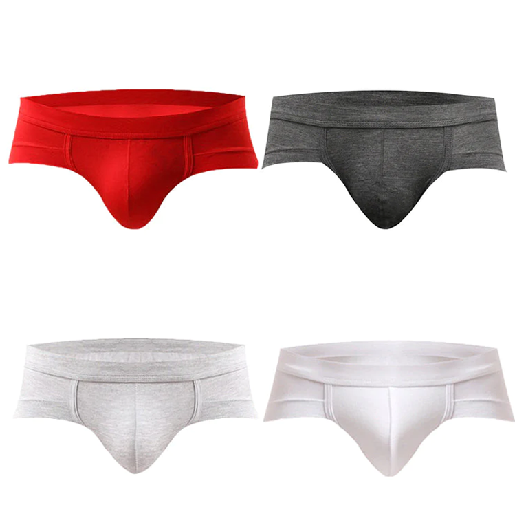 4 Pack Modal Soft Breathable Support Pouch Underwear