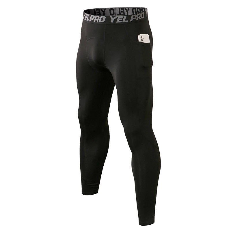 Mens Sports Thermal Leggings Compression Base Layer Tights