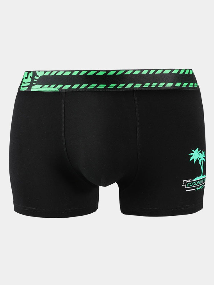 2 Pack Coconut Tree Printed Men's Underwear