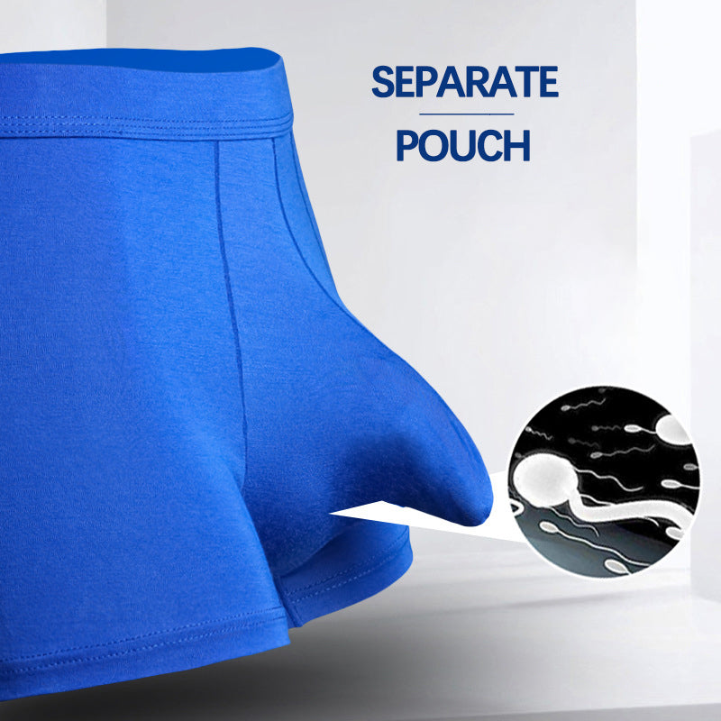 4 Pack Modal Separate Pouch Men's Underwear