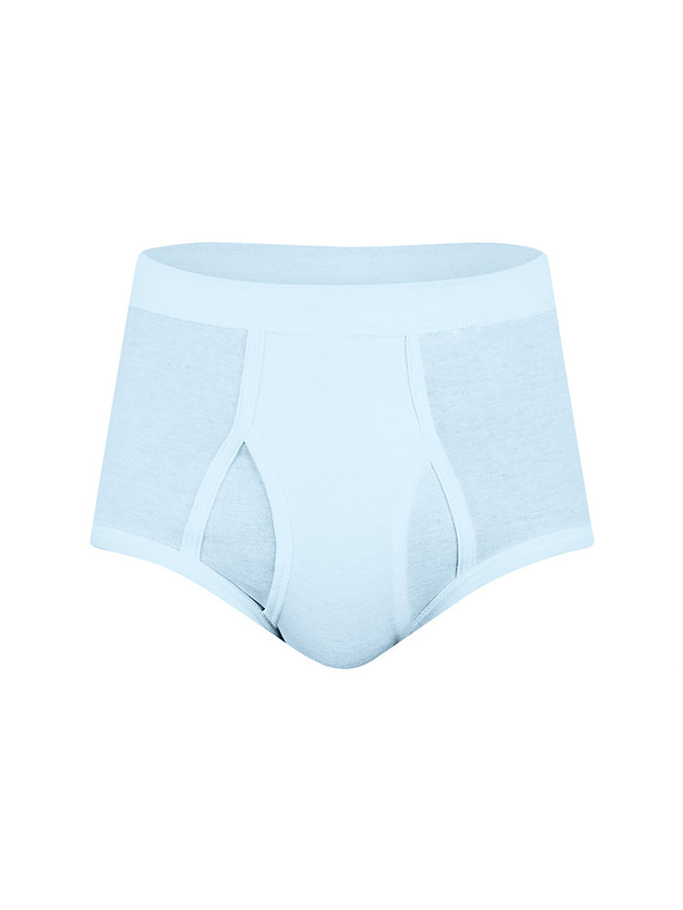 2 Pack Cool 100% Cotton Underwear With Fly