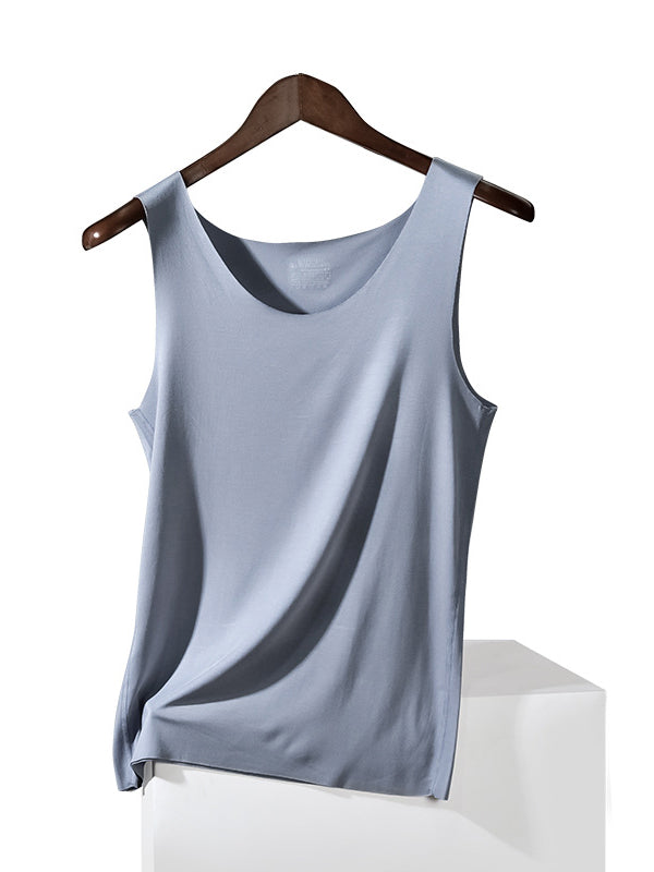 Four-Way Stretchy Soft Modal Men's Tanks