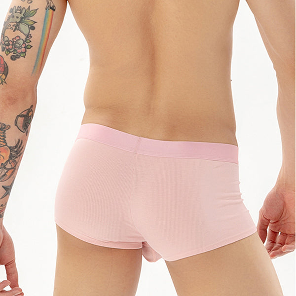3 Pack Ribbed Separate Support Pouch Boxer Briefs