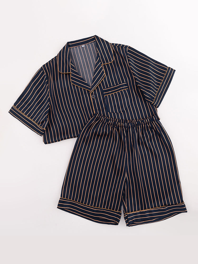 Men's Premium Satin Short Pajama Set