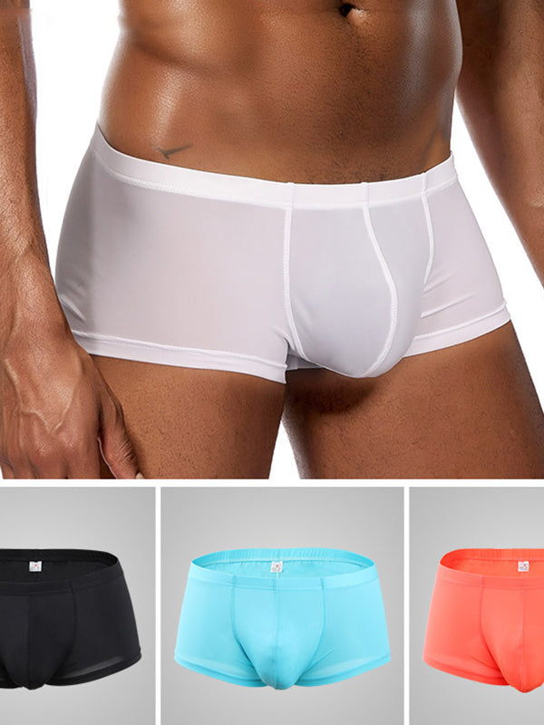 2 Pack Mesh Enlarged Pouch Snug Fit Underwear