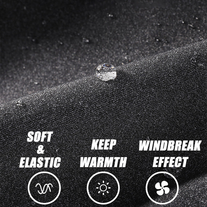 Men's Winter Windproof Fleece Mask Motorcycle Thermal Cap
