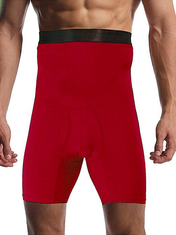 Mens Separated Pouch Butt Lift Shapewear Boxers