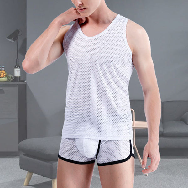 Summer Cool Down Men's Tanks & Shorts Set