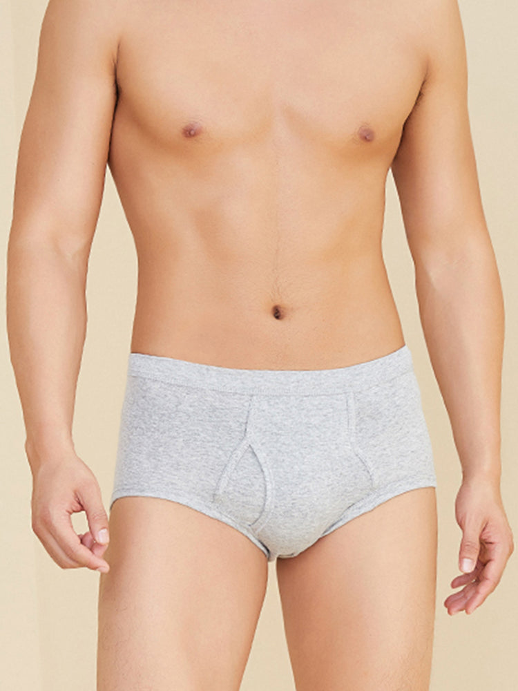 2 Pack Cool 100% Cotton Underwear With Fly