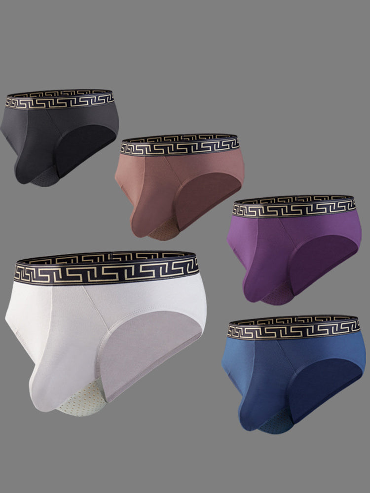 4 Pack Separate Dual Pouch Men's Briefs