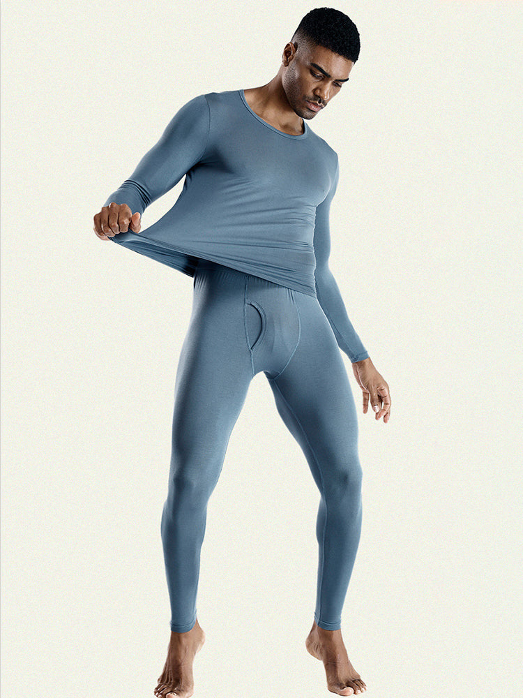 Men's Ultra Soft Base Layer Thermal Underwear Set