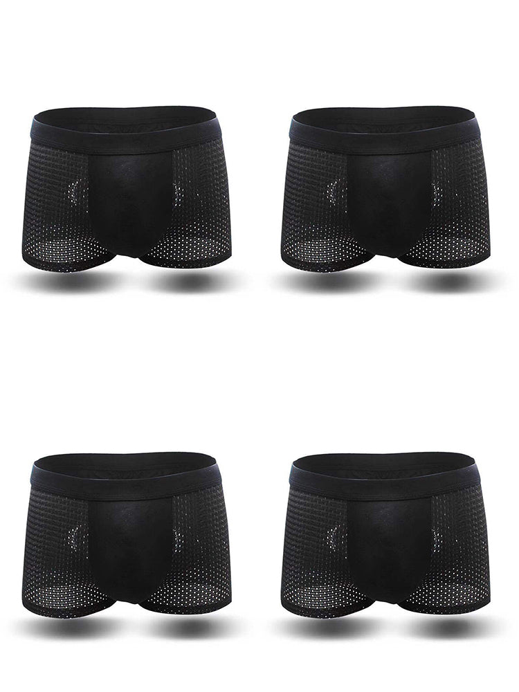 4 Pack Breathable Mesh Fabric Men’s Underwear