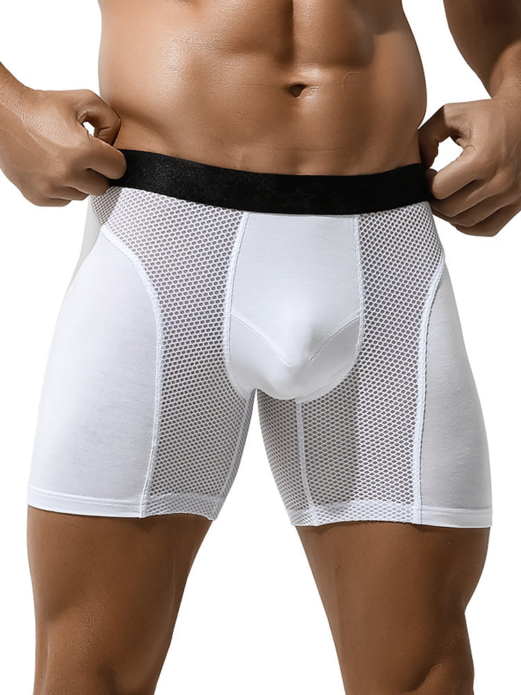 3 Pack Breathable Antibacterial Mesh Boxers Briefs