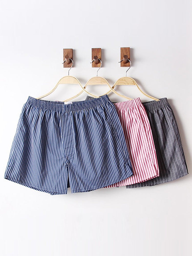 3 Pack Men's Cotton Loose Boxers