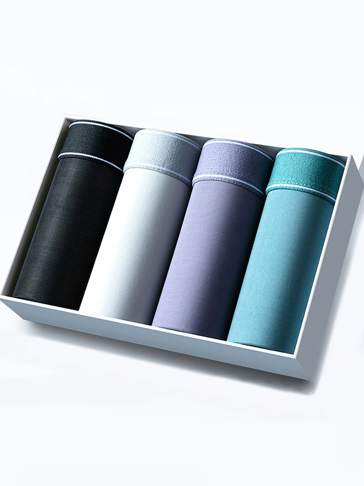 5-Pack Ice Silk Breathable Print Men's Trunks