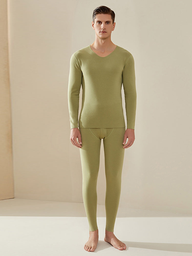 Fluffy Cotton Seamless Thermal Sets for Men