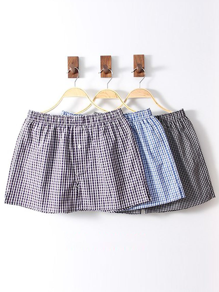 3 Pack Men's Cotton Loose Boxers