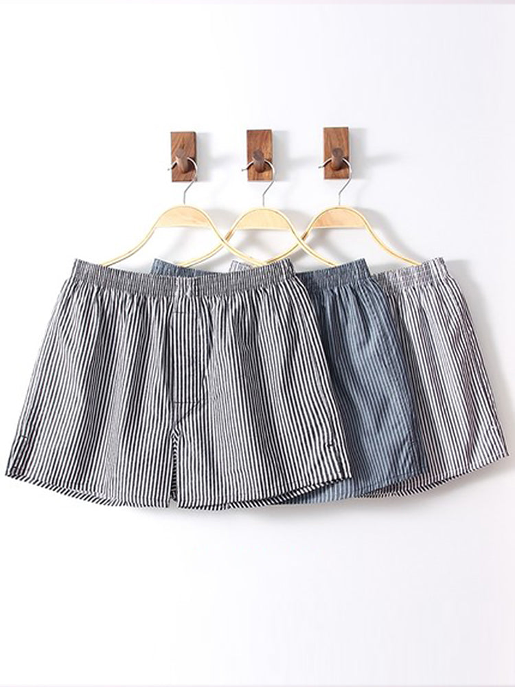 3 Pack Men's Cotton Loose Boxers