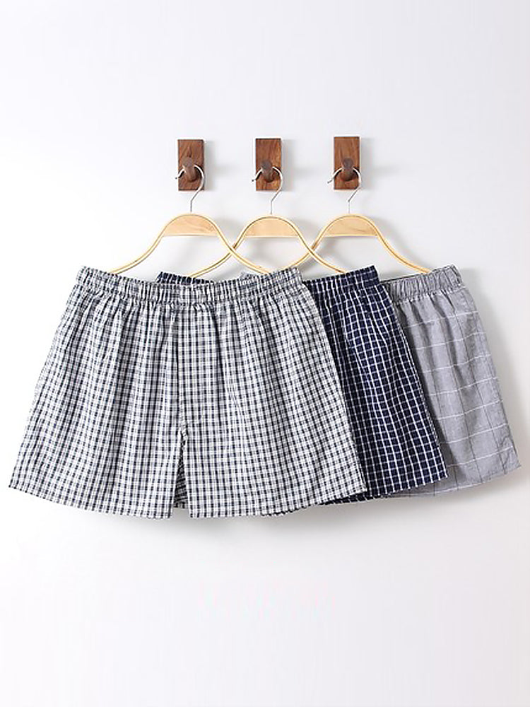3 Pack Men's Cotton Loose Boxers