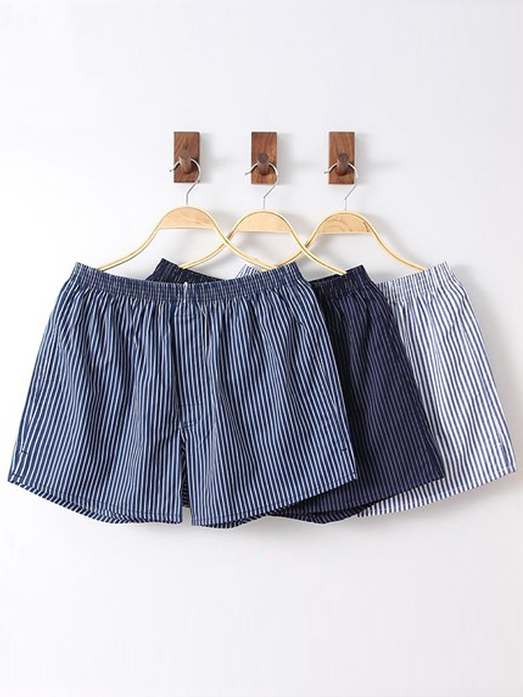 3 Pack Men's Cotton Loose Boxers