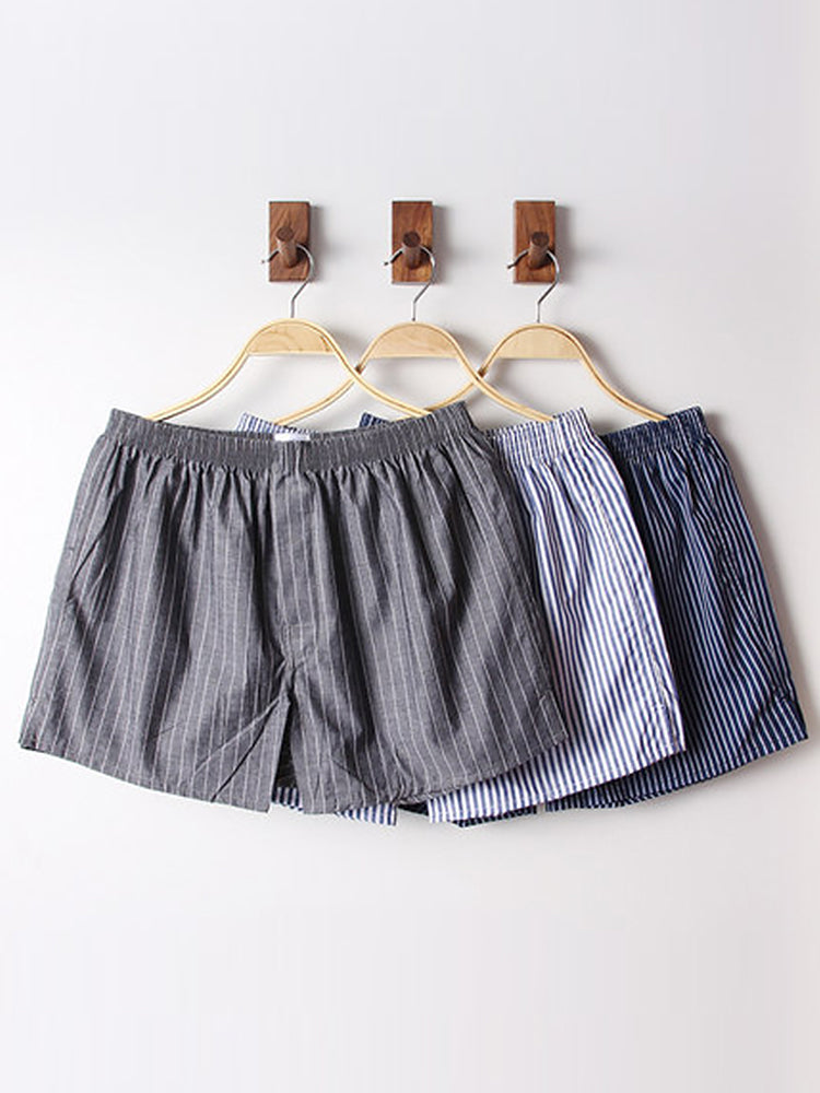 3 Pack Men's Cotton Loose Boxers