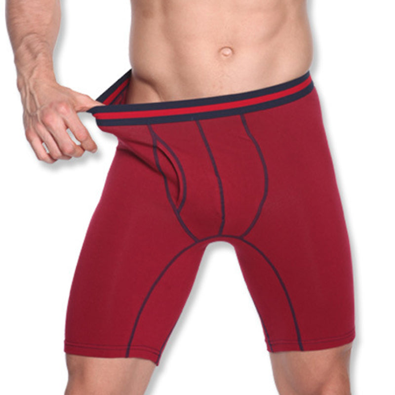 Men's Sports Boxer Brief Fly Front with Pouch