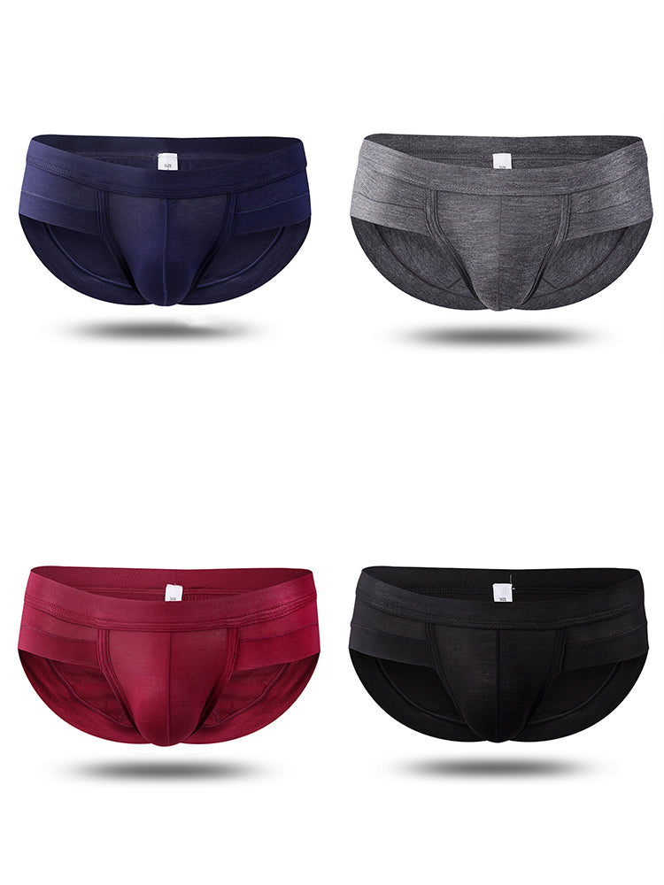 4 Pack Support U Convex Pouch Men's Underwear