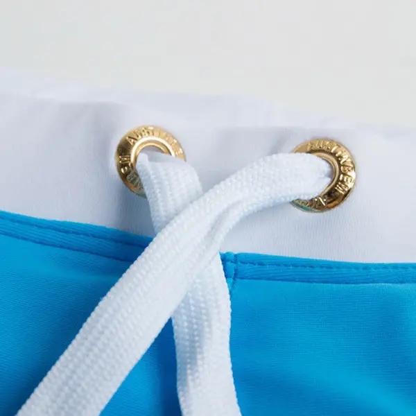 Men's Quick Drying Drawstring Swim Trunks
