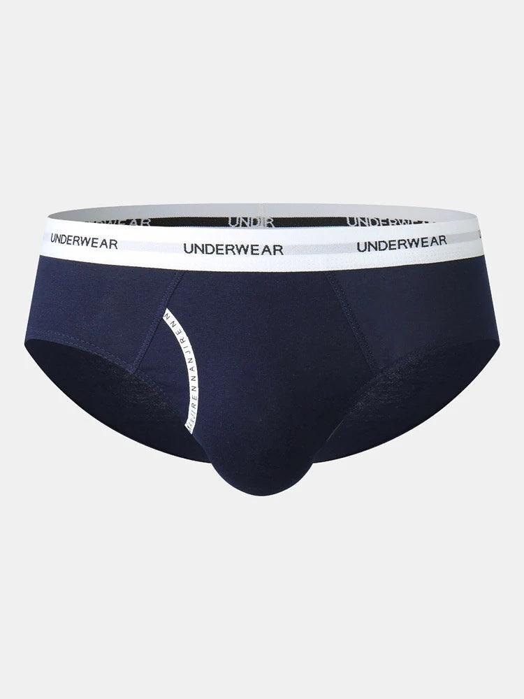 4 Pack Men's Contour Pouch Soft Cotton Briefs