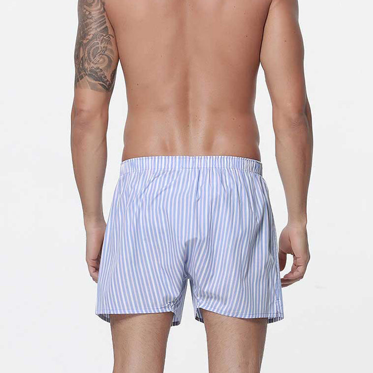 100% Cotton Men's Loungewear Loose Shorts