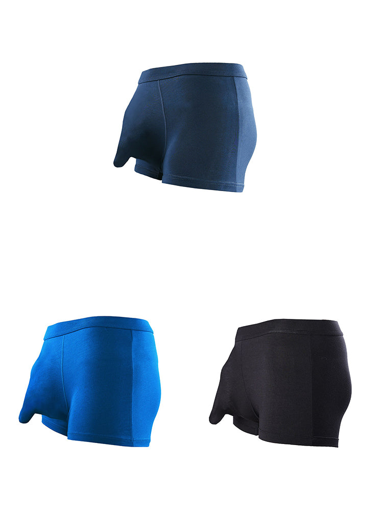 3 Pack Men’s Separate Sexy Free Stretch Trunks