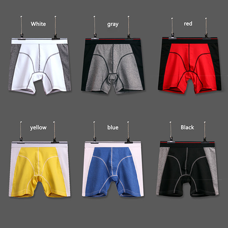 Men's Cotton Athletic Running Boxer Briefs