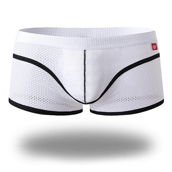 2 Pack Breathable Mesh Lightweight Summer Men's Boxer Briefs