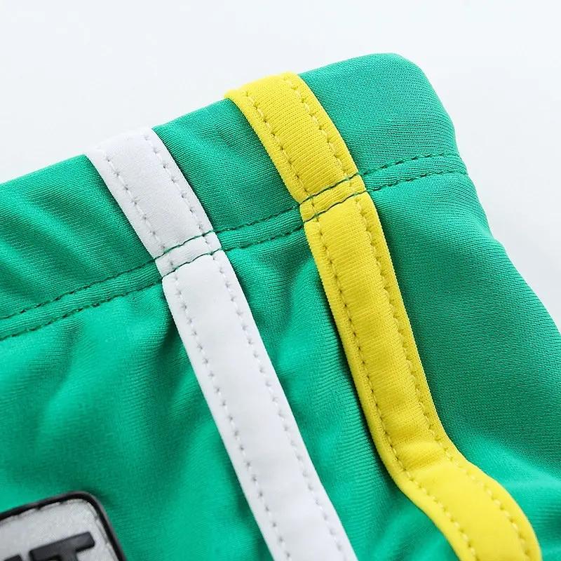 Men’s Spell Color Drawstring Swim Briefs