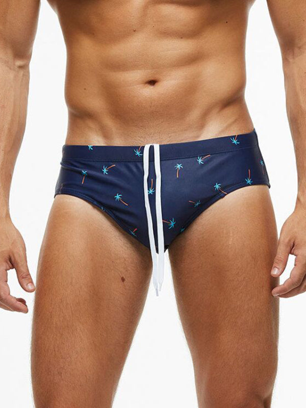 Mens Paded Racing Swimming Briefs