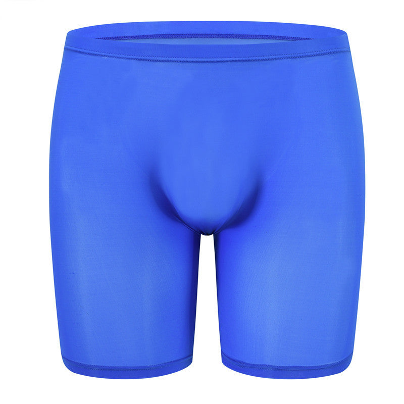 Men's Ice Silk Athletic Mid-waist Boxer Briefs