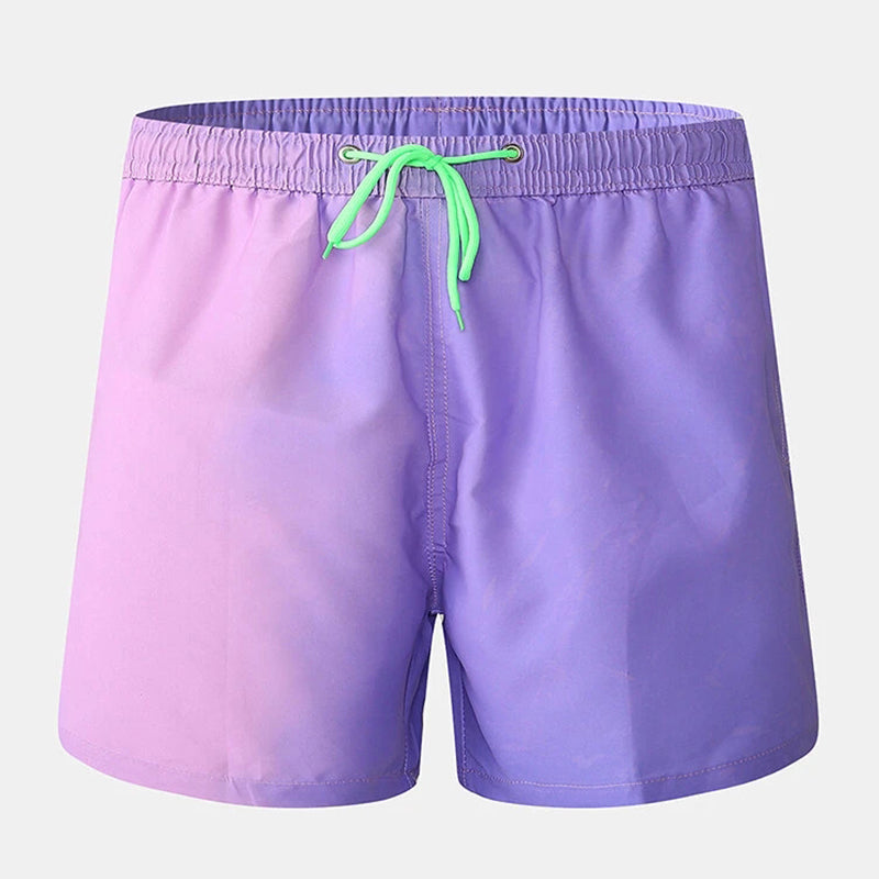 Men Color Changing Heat Reactive Board Shorts