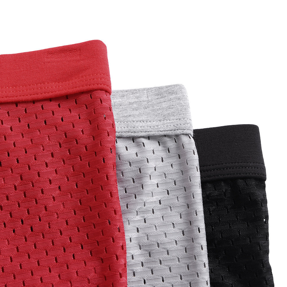 Mesh Breathable Ice Silk  Waist Boxers